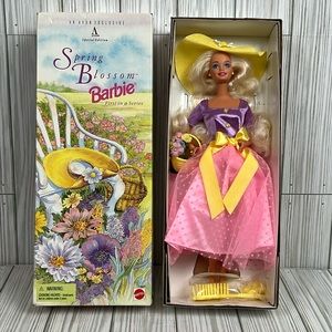 Spring Blossom Barbie Doll Avon Special Edition #15201 New NRFB 1995 Easter‎